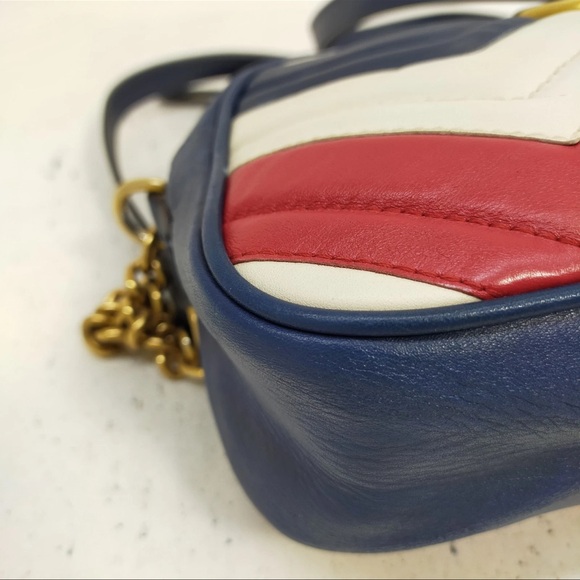 Gucci Calfskin Matelasse GG Marmont Chain Shoulder - Picture 5 of 8